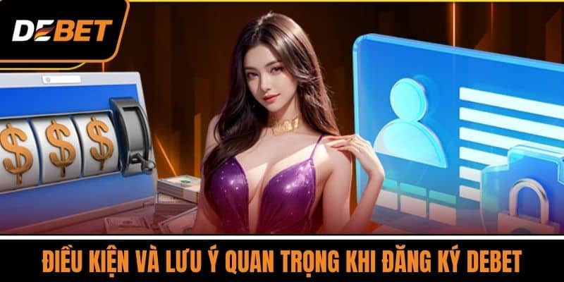 Điều kiện và lưu ý quan trọng khi đăng ký DEBET